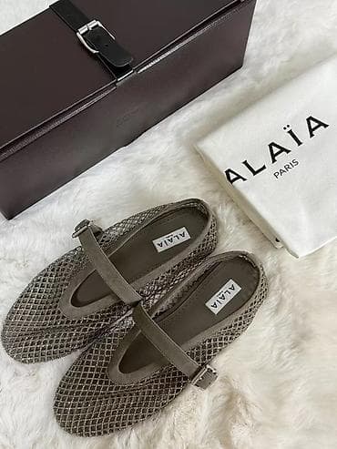 Туфли: Туфли, 37, 38, 36, Alaïa, Новый, цвет - Серый, Платная доставка, Самовывоз — 1