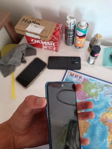 nokia e7: Poco M5s, Б/у, 256 ГБ, цвет - Синий, 2 SIM, eSIM — 2