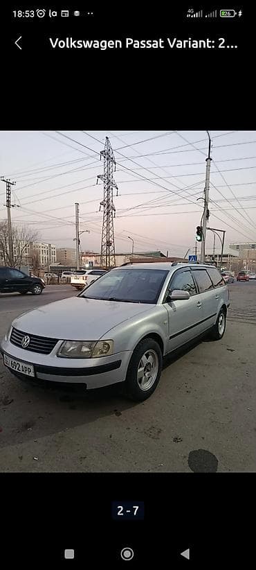 Унаа: Volkswagen Passat Variant: 2000 г., Автомат, Универсал — 6