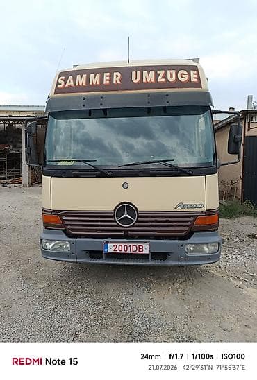 грузовой авто: Mercedes-Benz Atego тентованный грузовик - Марка/модель — 4