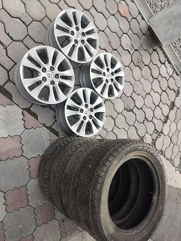 продаю диски на субару: Колеса в сборе 205 / 55 / R 16, Зима, Новый, Комплект, Легковые, Литые, отверстий - 5 — 6