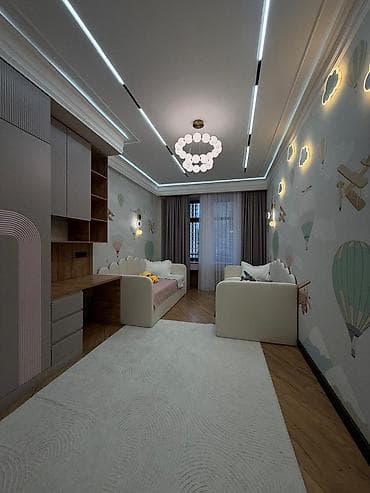 Недвижимость: 3 комнаты, 116 м², Асанбай мкр 13 этаж, Евроремонт — 7