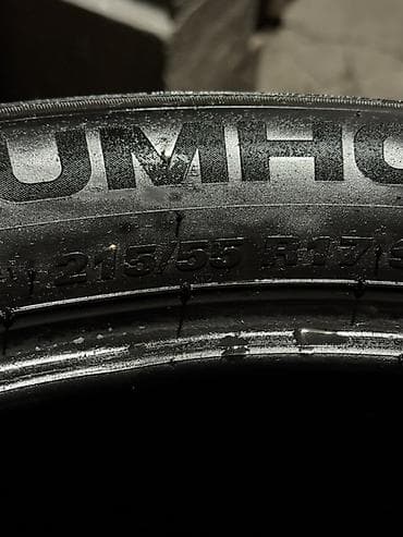 Шины 215 / 55 / R 17, Лето, Б/у, Комплект, Легковые, Kumho — 5