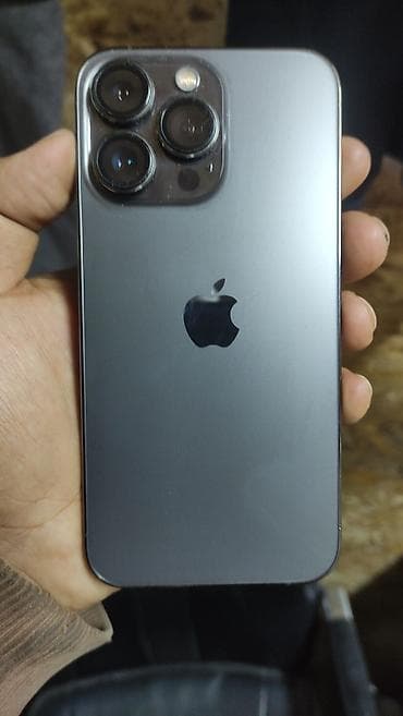 IPhone 13 Pro, Б/у, 128 ГБ, Графит, Чехол