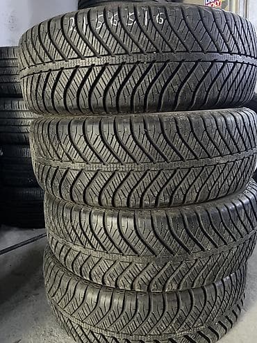 Шины 215 / 65 / R 16, Всесезонная, Б/у, Комплект, Легковые, Германия, GoodYear at lalafo.kg Шины 215 / 65 / R 16, Всесезонная, Б/у, Комплект, Легковые, Германия, GoodYear
