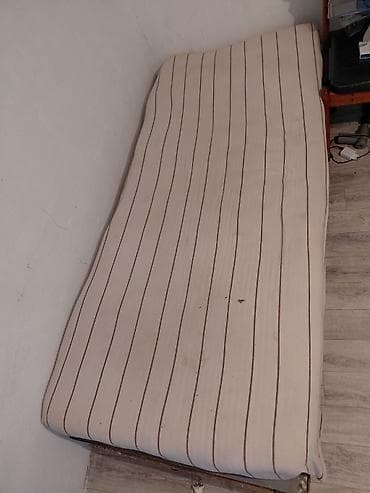 sofa bed: Двуспальная кровать, Б/у, С матрасом, длина - 200 см — 2