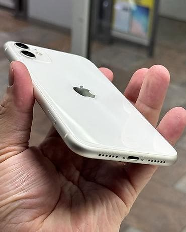 айфон 11 цена бишкек бу: IPhone 11, Колдонулган, 128 ГБ, Ак, Заряддоочу түзүлүш, Коргоочу айнек, Каптама, 78 % — 1