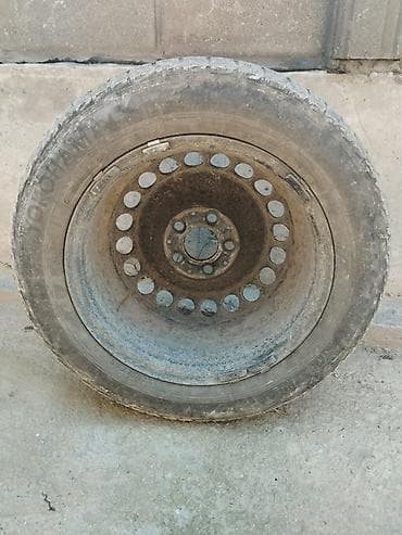 бир: Дөңгөлөктөр монтажда 215 / 60 / R 16, Кыш, Камдык, Жеңил унаалар, Темир, тешиктери - 5 — 4