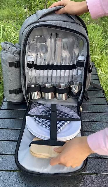 ножы: Распрадажа 🔥Цена 2200 сом.Пикниковый рюкзак Chanodug Outdoor — готовый — 1