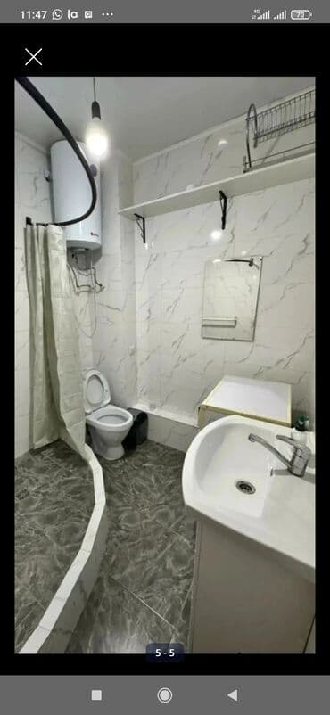 долгосрочная аренда квартир в бишкеке: Студия, Риэлтор, Без подселения, С мебелью частично — 5