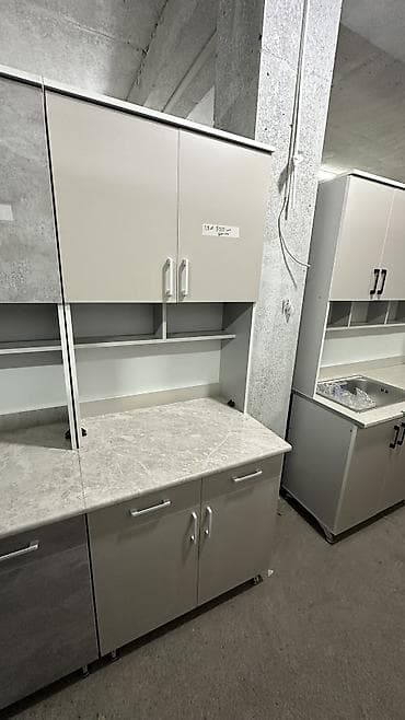 мини горка: Кухонный гарнитур, Новый, цвет - Бежевый, ДСП, Бесплатная доставка — 10