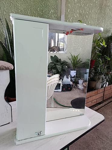 foldable table: Гарнитур для прихожей, Б/у, ДСП, Самовывоз, цвет - Белый — 10