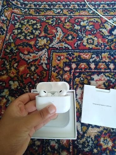 Аудиотехника: Беспроводные вакуумные наушники, Apple, AirPods Pro, Б/у — 7