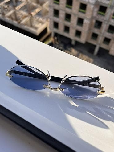 очки компьютерные: Солнечные очки в ретро-овальной форме. - Оправа: пластик под — 10