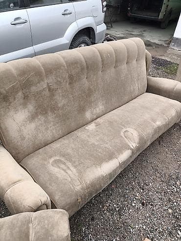 Кухонные мягкие уголки: Комплект мягкой мебели, Платная доставка, цвет - Бежевый — 3