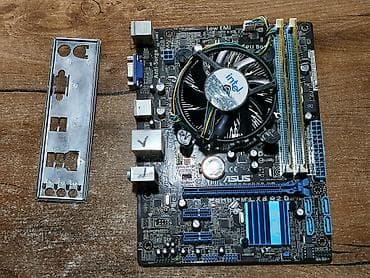 core i: Материнская плата, Б/у, Asus, LGA1155, Micro-ATX, Для ПК — 5