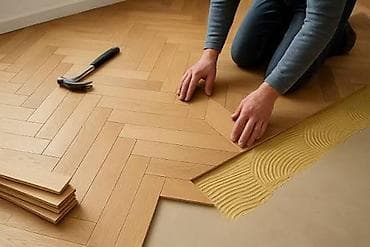 установка паркета: Укладка паркетной доски «ёлочка» Профессиональный монтаж деревянного — 1