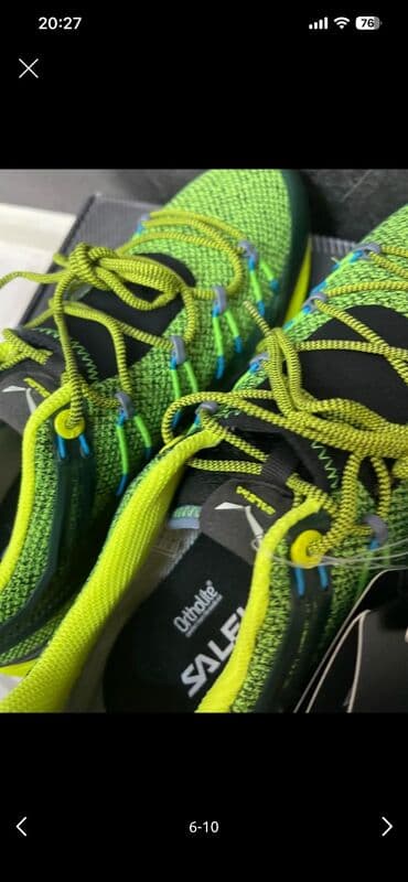 gore tex: Мужские кроссовки, 41, Salewa, Новый, цвет - Зеленый, Платная доставка, Самовывоз — 8