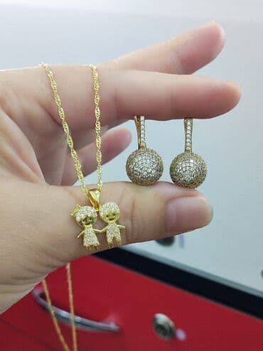 свадебные платья от производителя: Серебро Италия Серебряный Серьги+ Цепочка с подвеской Цена 4500сом — 10