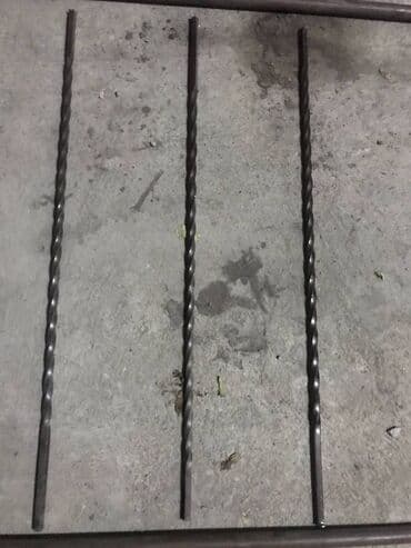 забор темир: Продам кованные элементы для забора или перил . Кованный прут кручёный — 4