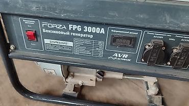 бензогенераторы: Бензиновый генератор Forza FPG 3000A - Тип: однофазный бензогенератор — 3