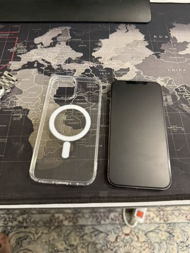 Трансформатор майы: IPhone 12 Pro Max, Колдонулган, 256 ГБ, Графит, Коргоочу айнек, Каптама, 100 % — 7