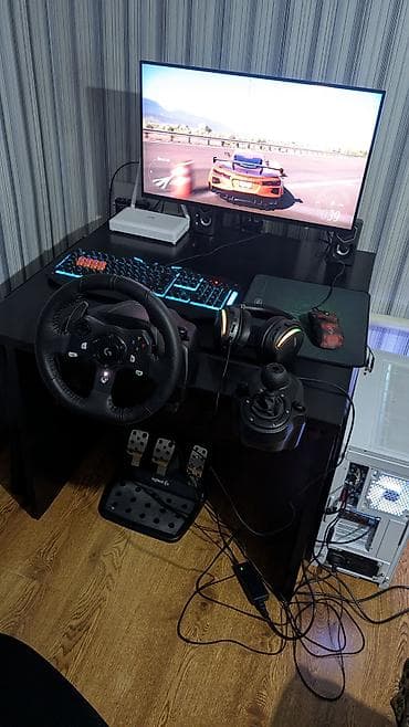 Xbox Series S: Игровой руль Logitech G920 Driving Force с комплектом педалей и — 3