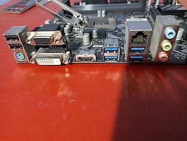 socket 1155: Материнская плата для ПК, Б/у, Gigabyte, LGA1151 v2, Micro-ATX — 2