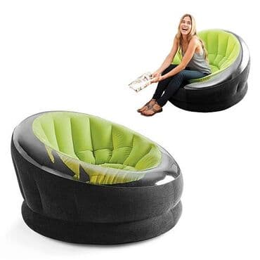 надувные кресла кровати: Жел толтурма кресло, Жаңы, Акысыз жеткирүү, Өзү алып кетүү, Акылуу жеткирүү, түсү - Сары — 10