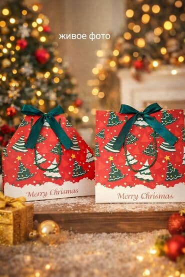 комуз игрушка: 🎄 Подарочный пакет на Новый год 🎁 Красивый и прочный подарочный пакет — 2