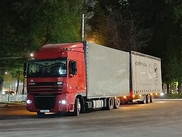 Транспорт: Тягач, DAF, 2012 г., Тентованный — 1