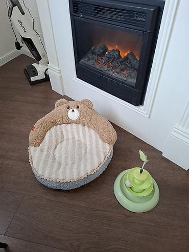 Мягкое лежанка-кресло для питомца + интерактивная игрушка - Лежанка в