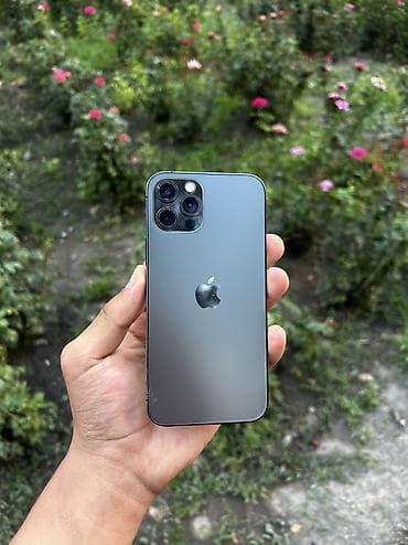 IPhone 12 Pro, Б/у, 128 ГБ, Графит, 73 %