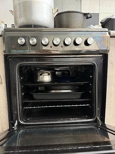 встроеная духовка: Комбинированная кухонная плита с духовкой - Тип: отдельно стоящая, с — 6