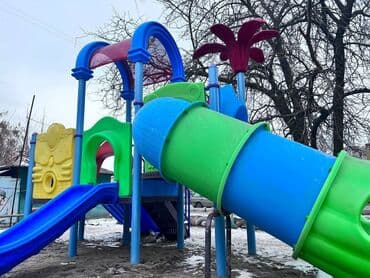 детская игровая площадка: Детские площадки, комплексы, спортивные площадки, горки, качели — 2