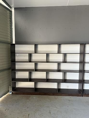 мебельные материалы: Стеллажи модульные для магазина/офиса - Конфигурация: две секции — 2