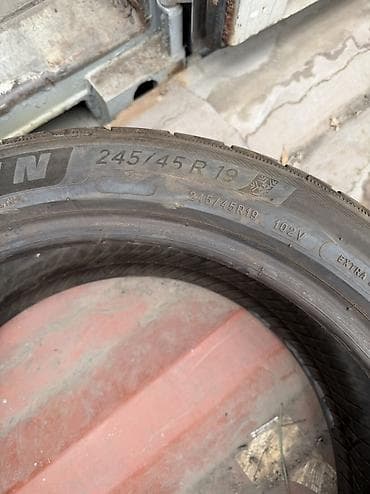 купить шины michelin бу: Шины 245 / 45 / R 19, Зима, Б/у, 1 шт, Легковые, Корея, Michelin — 3