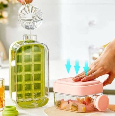 ледогенераторы: Бутылка для заморозки воды 800мл Бутылка для напитков с формой для — 2