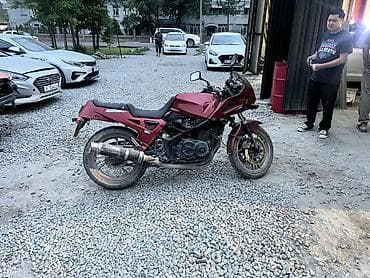 Мотоцикл Suzuki (классика 90‑х), бордовый. Характеристики и — 6