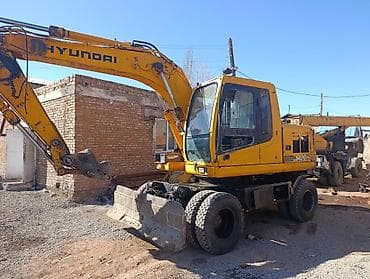 кытай мото: Экскаватор, Hyundai, 2004 г., Дөңгөлөктүү — 4