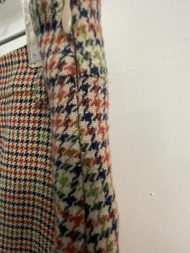 парные полузамки: Юбка, Модель юбки: Трапеция, Мини, Шерсть — 3