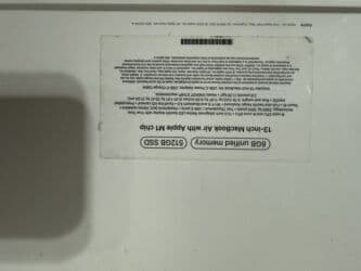 макбук айр: Ноутбук, Apple, 8 ГБ ОЭТ, Apple M1, 13.3 ", Колдонулган, Оюндар үчүн, эс тутум SSD — 15