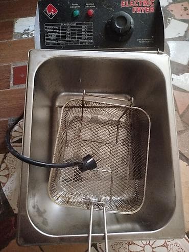 фритюрницу: Электрическая фритюрница (настольная) - Материал: нержавеющая сталь — 1