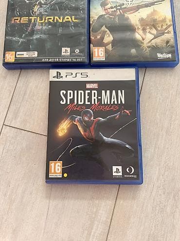 систему 5 1: Игры PS5. Spider Man Miles Morales, Sniper Elite 5, Returnal. Диски в — 4