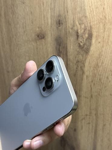 iphone pro max 17: IPhone 15 Pro Max, Б/у, 256 ГБ, Natural Titanium, Защитное стекло, Чехол, 97 % — 3