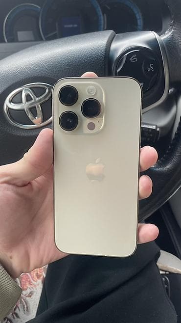 mi true: IPhone 14 Pro, 256 ГБ, Золотой, 80 % — 1