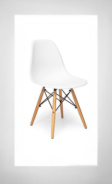 Детская мебель: Стул для кухни, Новый, Другой материал, цвет - Белый — 1