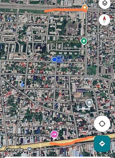 Недвижимость: Спутниковый вид на участок с домом, расположенный по координатам — 2