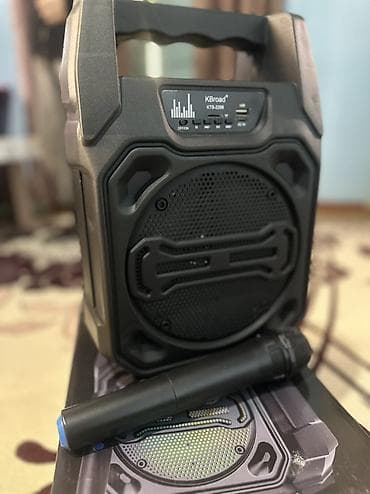 Портативная акустическая система KBroaD KTS-2298 + беспроводной at lalafo.kg Портативная акустическая система KBroaD KTS-2298 + беспроводной