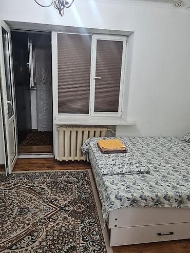 каартира на ночь: 2 комнаты, Эконом, Бишкек Парк ТРЦ, Кондиционер, Бытовая техника, Интернет, Wi-Fi — 1